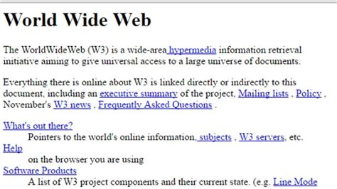 first web .